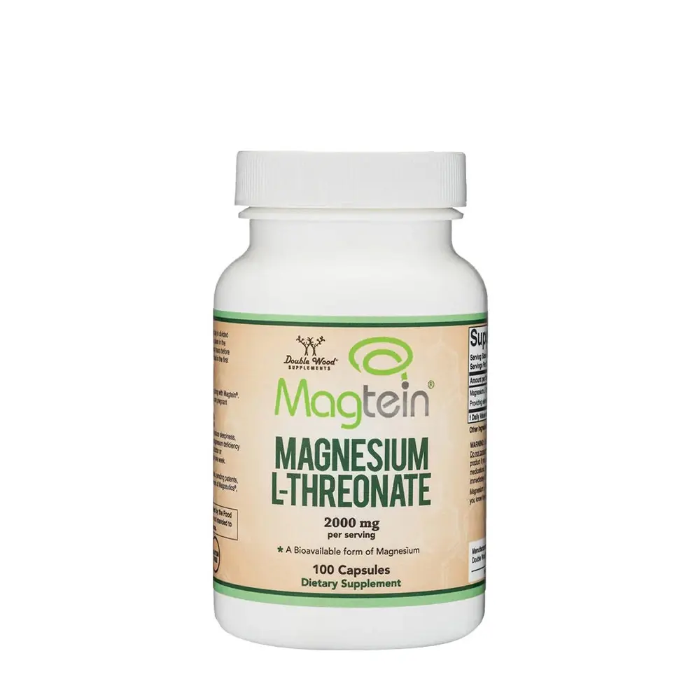 Double Wood Supplements Magnesium L-Threonat Magtein 100 kapsler