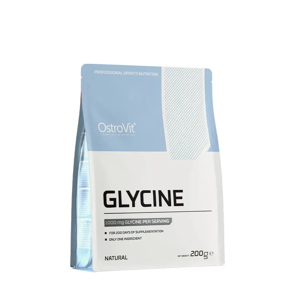OstroVit Glycine Natural glycinpulver i pose, 200 g