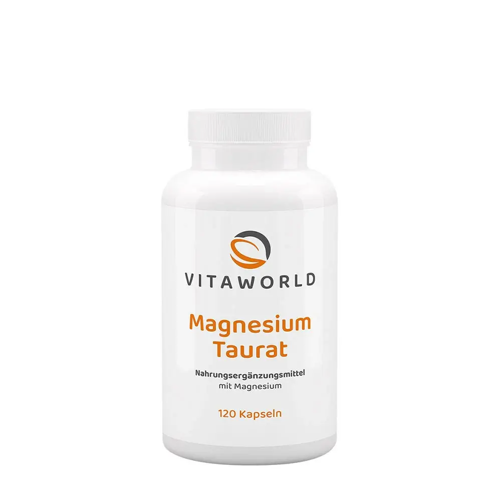 Vitaworld Magnesium Taurate 120 kapsler flaske
