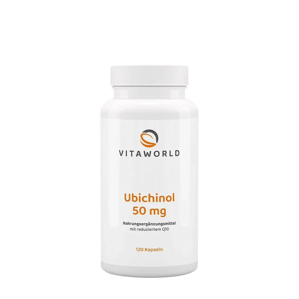 Vitaworld Ubiquinol 50 mg 120 kapsler produktbillede
