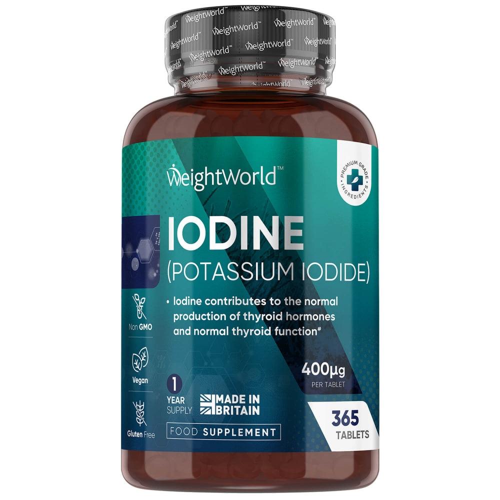 WeightWorld Jodtabletter 400 mcg beholder