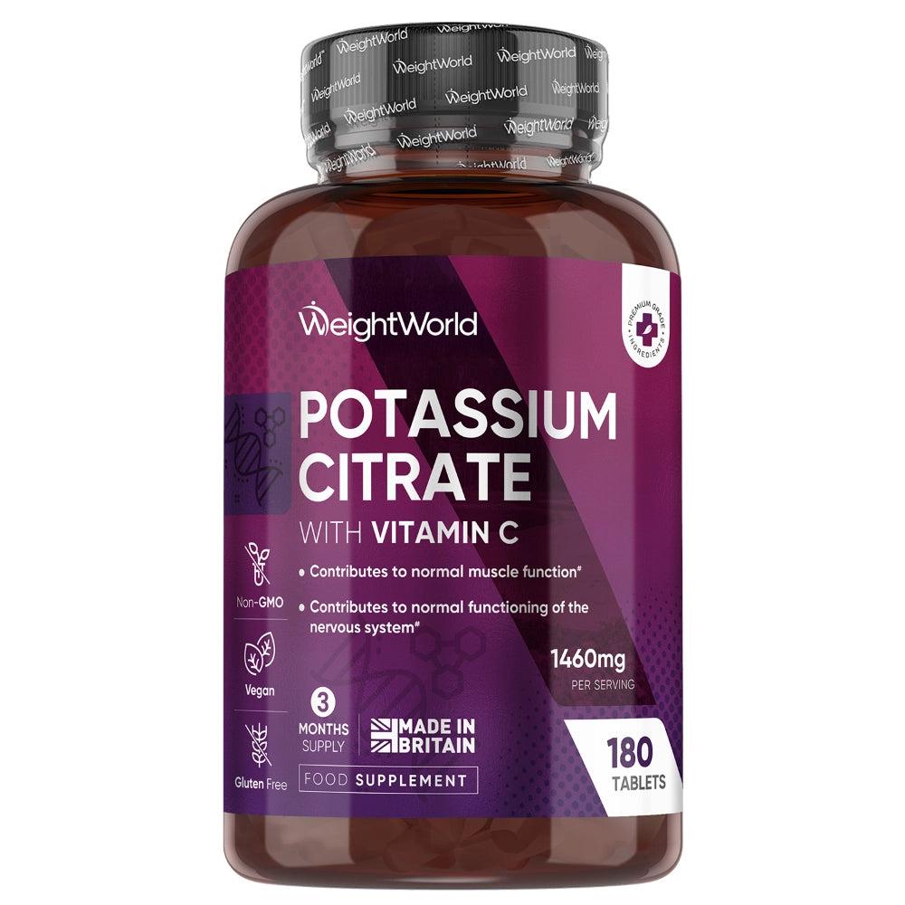 WeightWorld Kalium plus C-vitamin 180 tabletter beholder