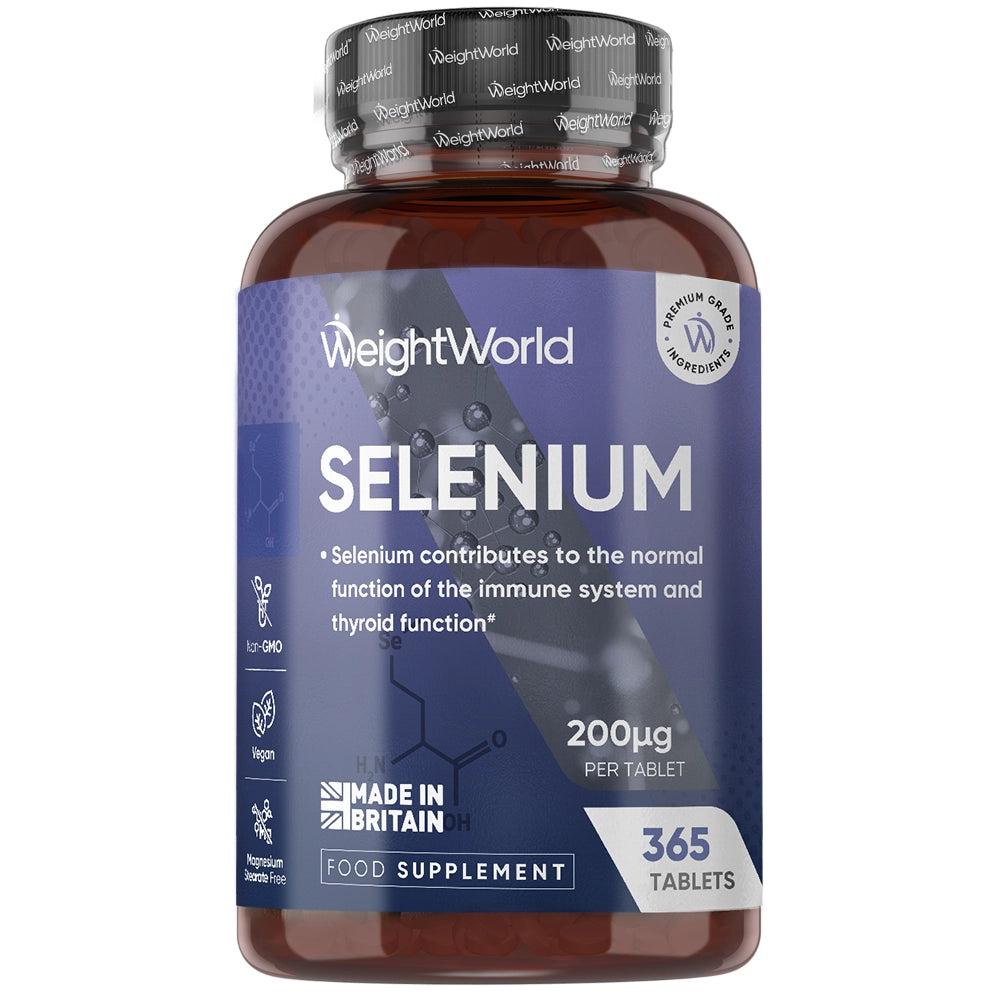 WeightWorld Selen 200 mcg beholder med 365 tabletter