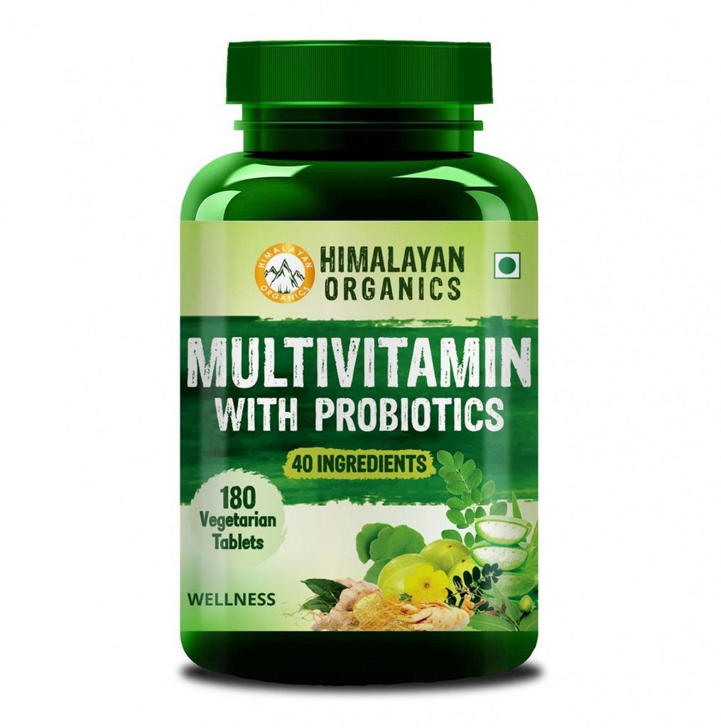 Himalayan Organics Multivitamin med probiotika 180 tabletter