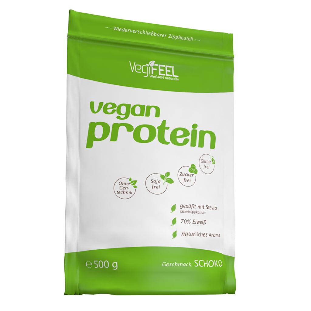 Nordic Protein vegansk risproteinpulver chokolade 500 g pose