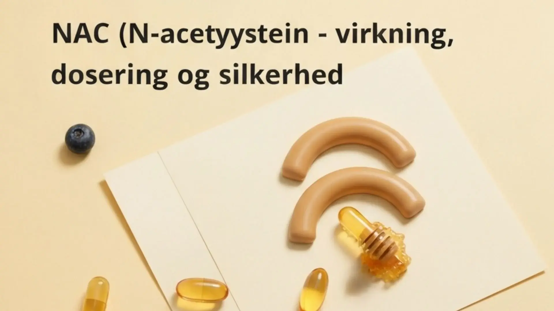 NAC (N-acetylcystein) – virkning, dosering og sikkerhed