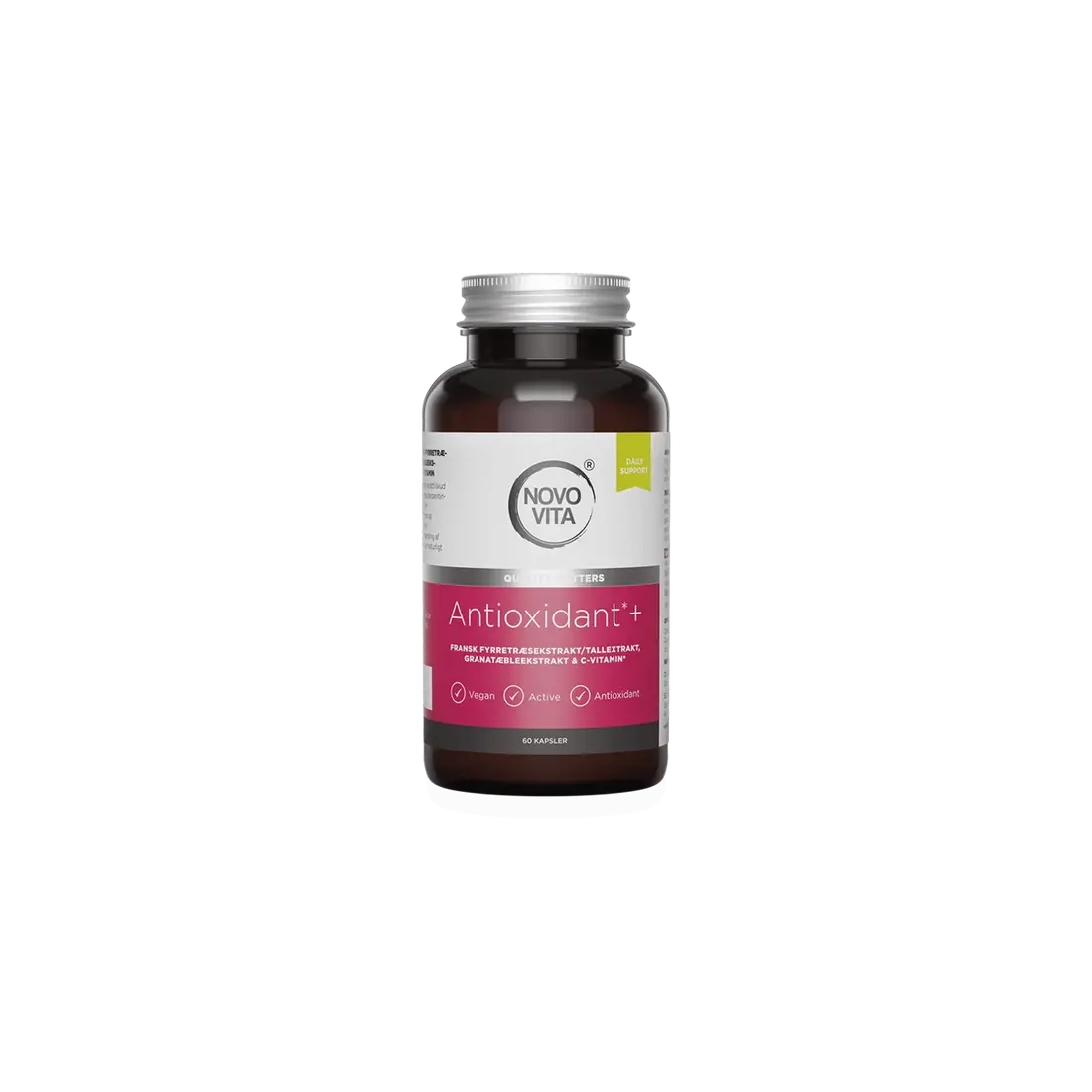 Novo Vita Antioxidant Plus 60 kapsler med C-vitamin, E-vitamin og zink