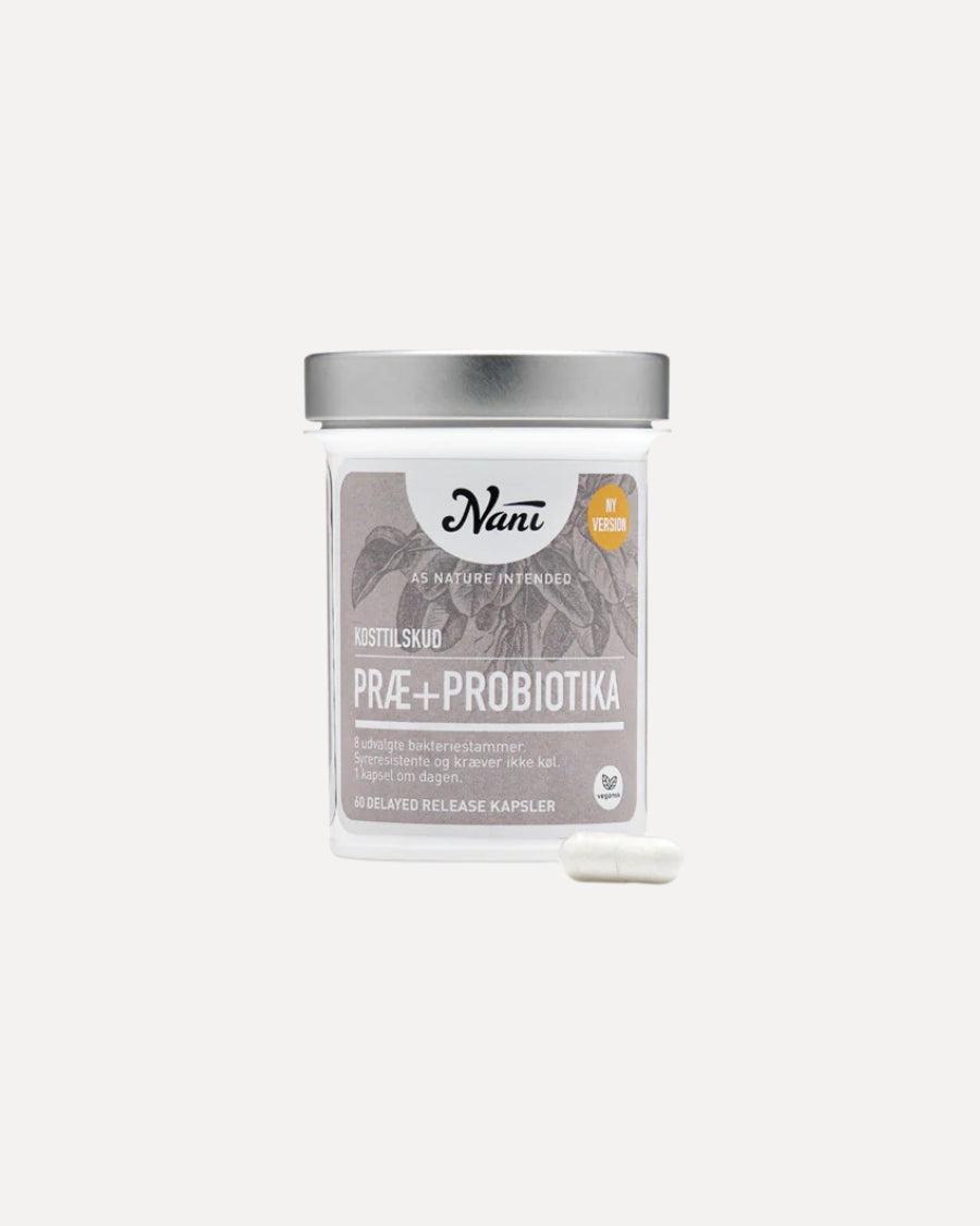 Nani Præ + Probiotika 60 kapsler synbiotikum