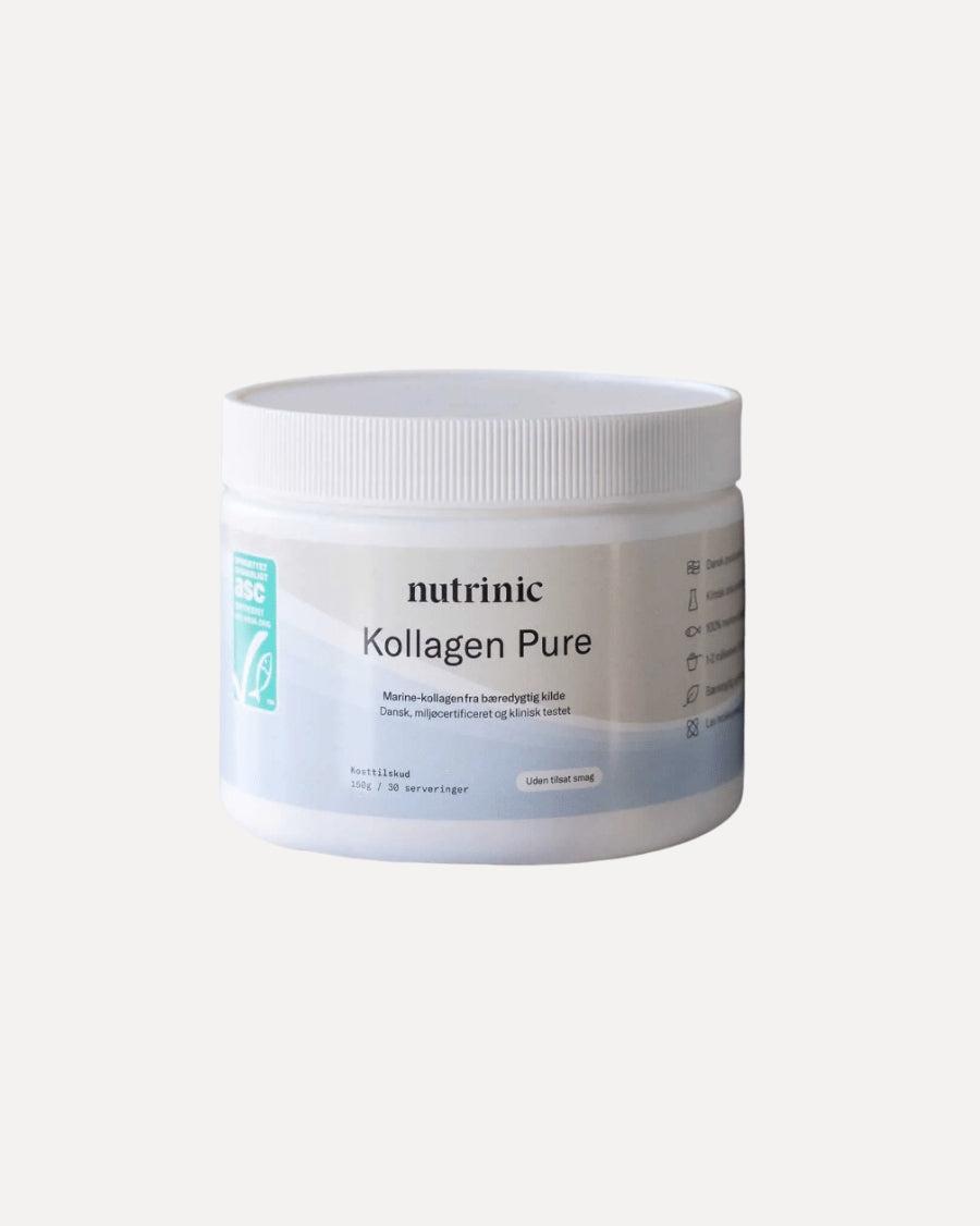 Nutrinic Kollagen Pure 150 g pulver i hvid bøtte