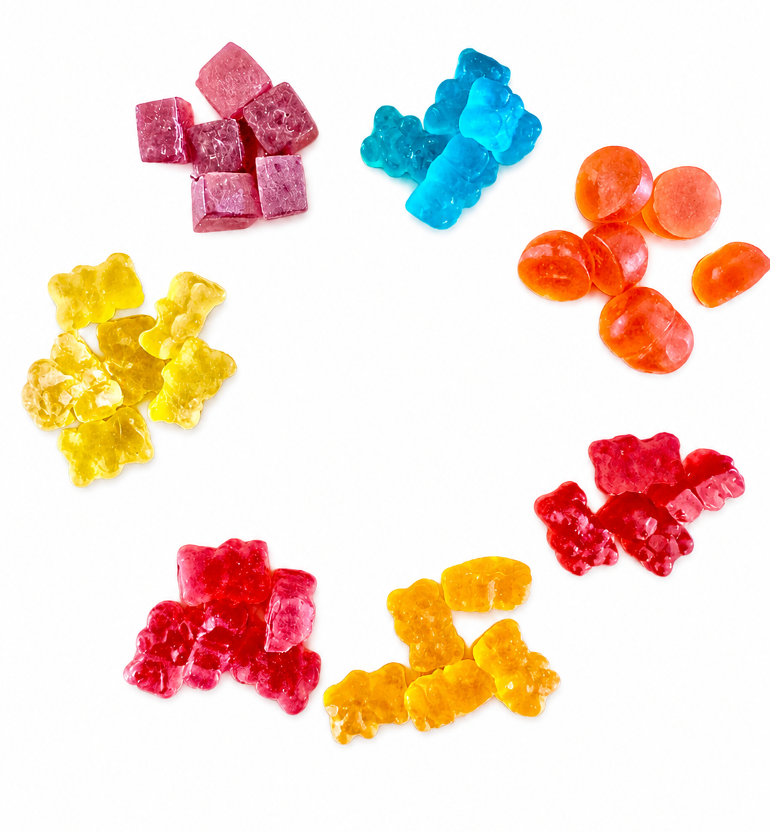 Jeyafit Kreatin Vingummier mix-selv kollektion veganske frugtsmagte kreatinmonohydrat gummier