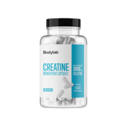 Bodylab Kreatin 180 kapsler boks med kreatinmonohydrat i kapselform