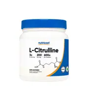 Nutricost L-Citrulline rent pulver 600 g hvid beholder