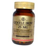 Solgar Gentle Iron 20 mg bisglycinat 90 kapsler produktbillede