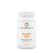 Vitaworld Tyrosin 500 mg 60 kapsler – budget L-tyrosin tilskud