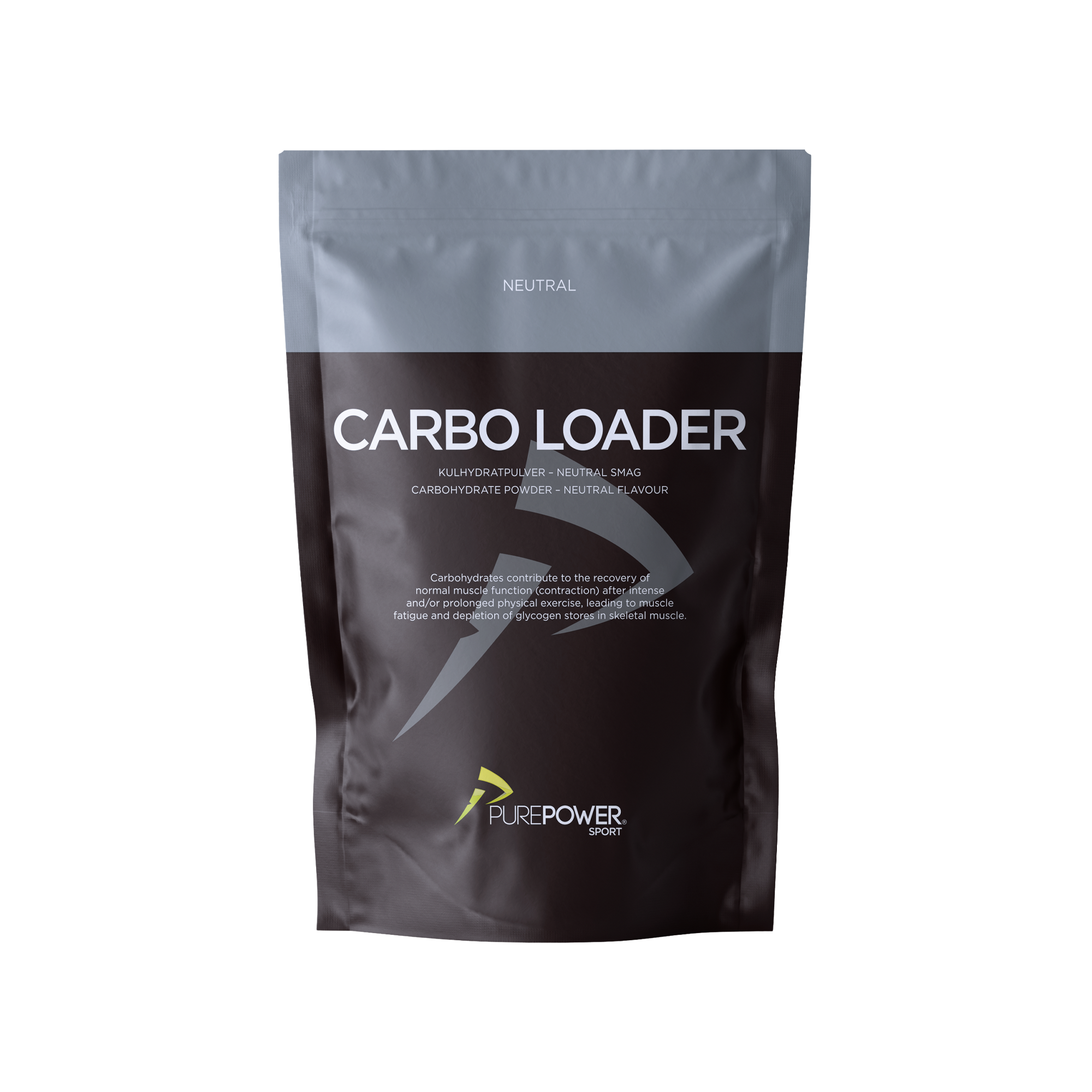 PurePower Carbo Loader smagsneutralt kulhydratpulver, 800 g pose