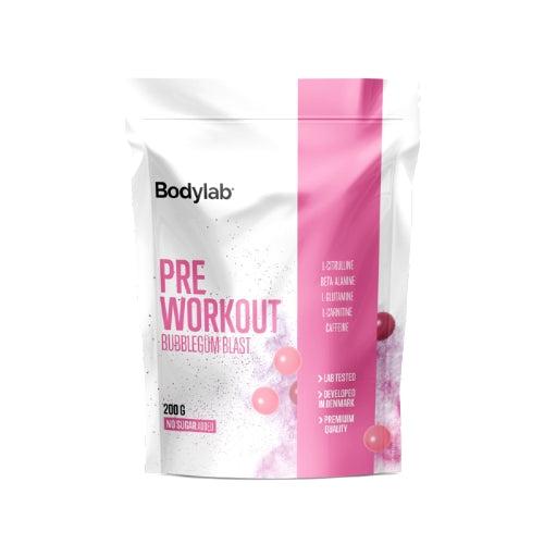 Bodylab Preworkout 200 g Bubblegum Blast pose