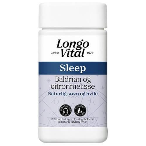 Longo Vital Sleep 120 tabletter æske med baldrian og citronmelisse