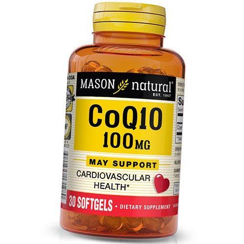 Mason Natural CoQ10 100 mg gelkapsler produktbillede