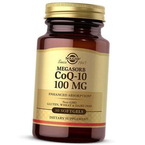 Solgar Megasorb CoQ-10 100 mg gelkapsler produktbillede