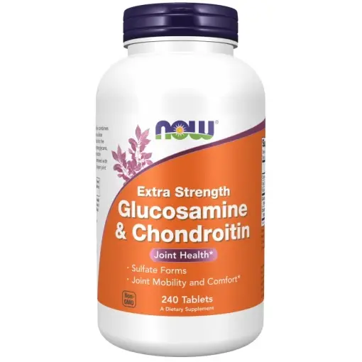 NOW Foods Glucosamine Chondroitin Extra Strength 240 tabletter beholder