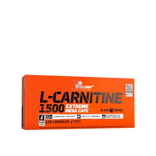 Olimp Nutrition L-Carnitine 1500 Extreme 120 kapsler i sort dåse