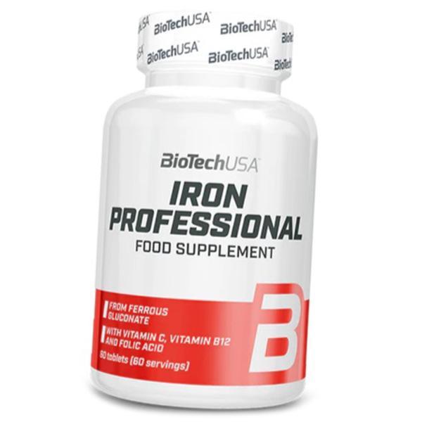 BioTech USA Iron Professional jern med vitaminer 60 tabletter produktbillede