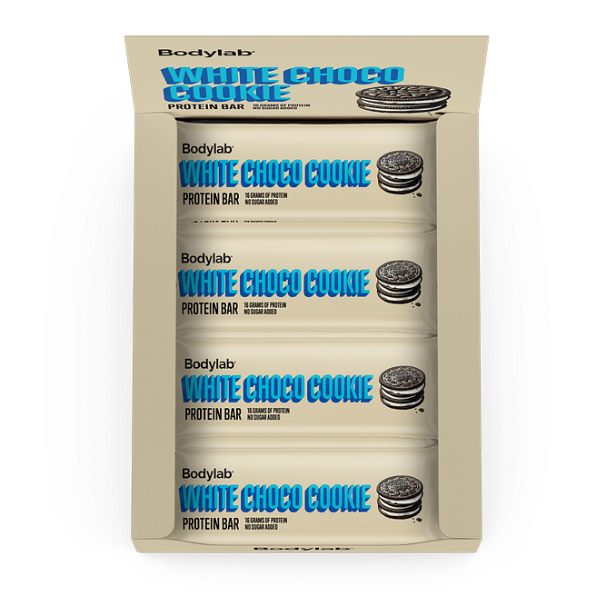 Bodylab Protein Bar White Choco Cookie 12-pak 55 g