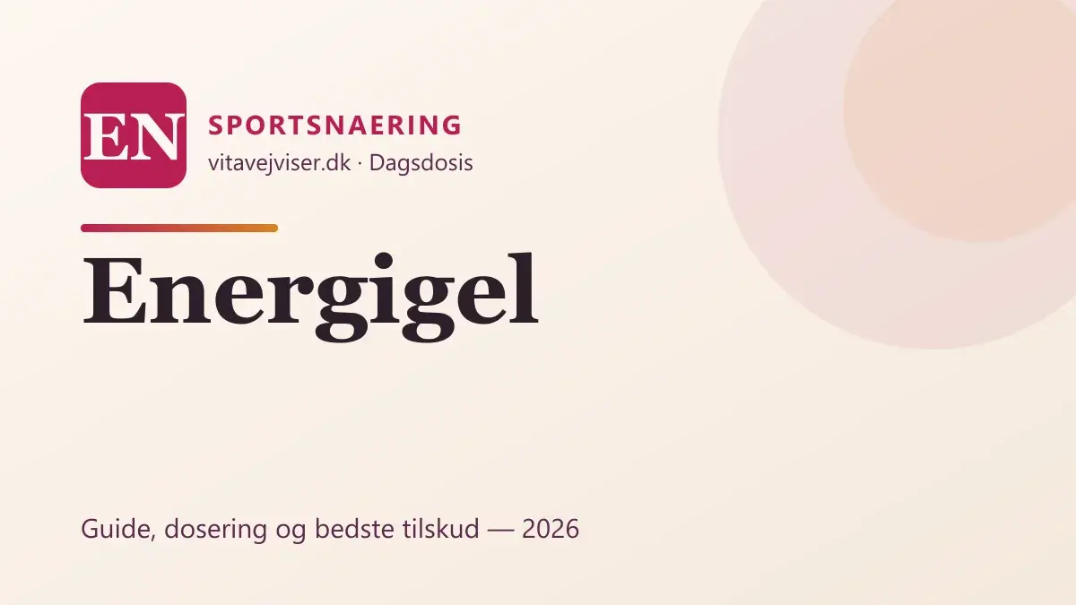 Energigel 2026 – timing, kulhydrat og bedste gels til løb