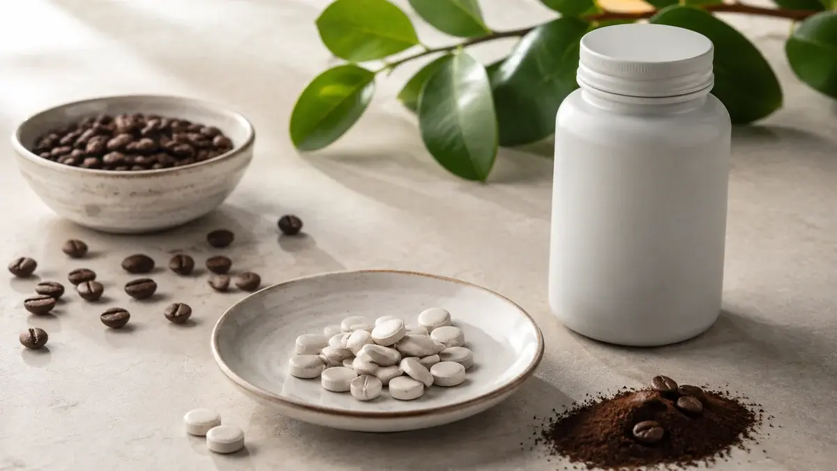 Koffein tabletter 2026 – dosering, timing og sikkerhed