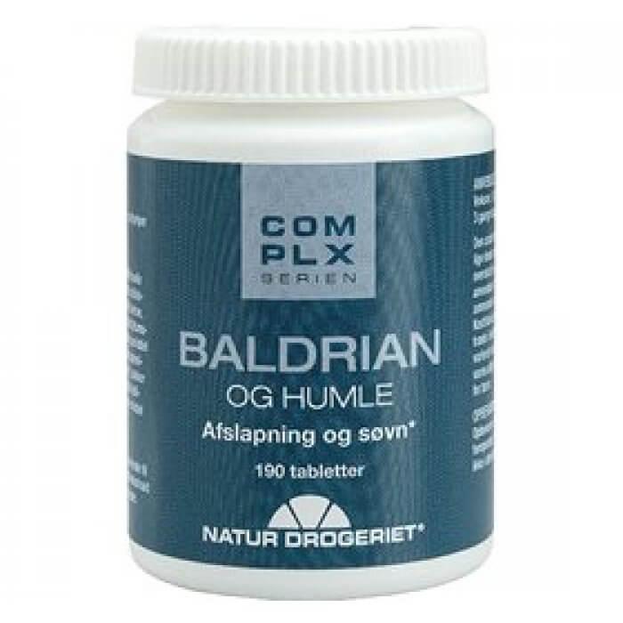 ND Baldrian og Humle 190 tabletter beholder