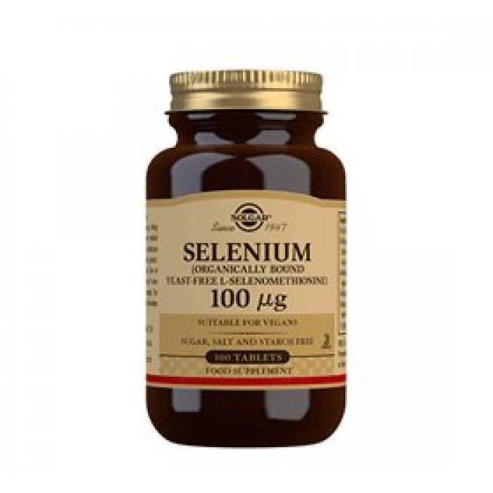 Solgar Selen 100 mcg beholder med 100 tabletter