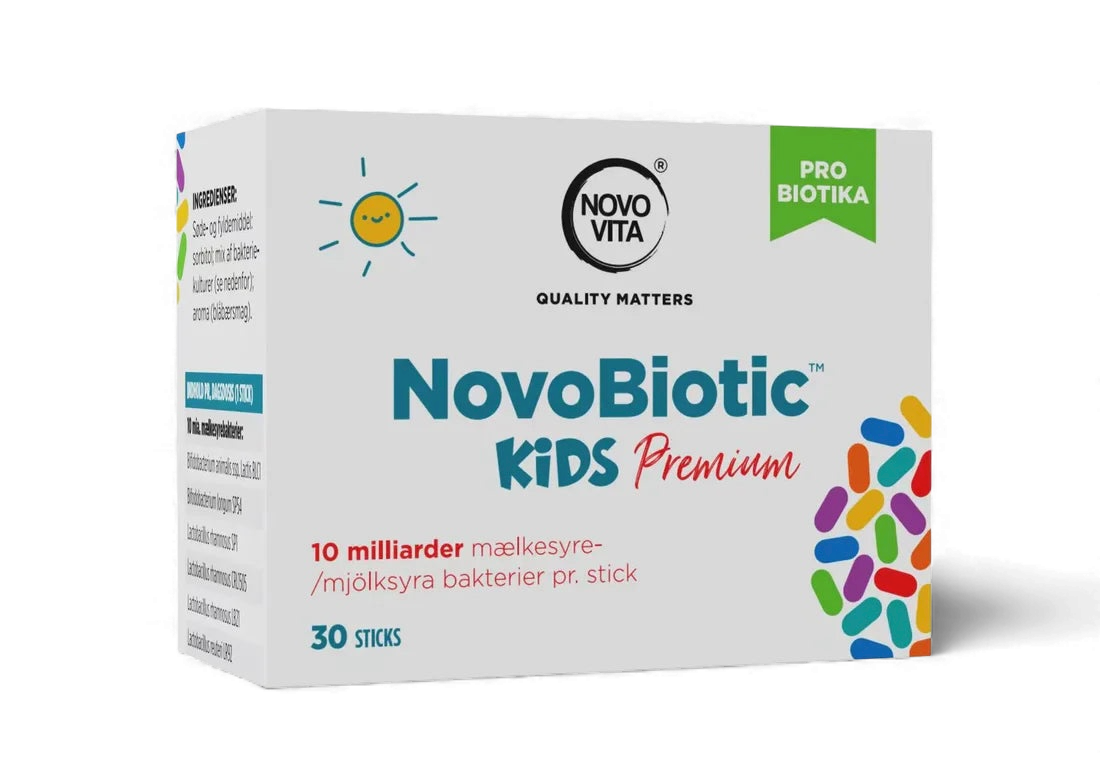 VitaBiotic Kids Premium probiotika sticks til børn, 30 stk.
