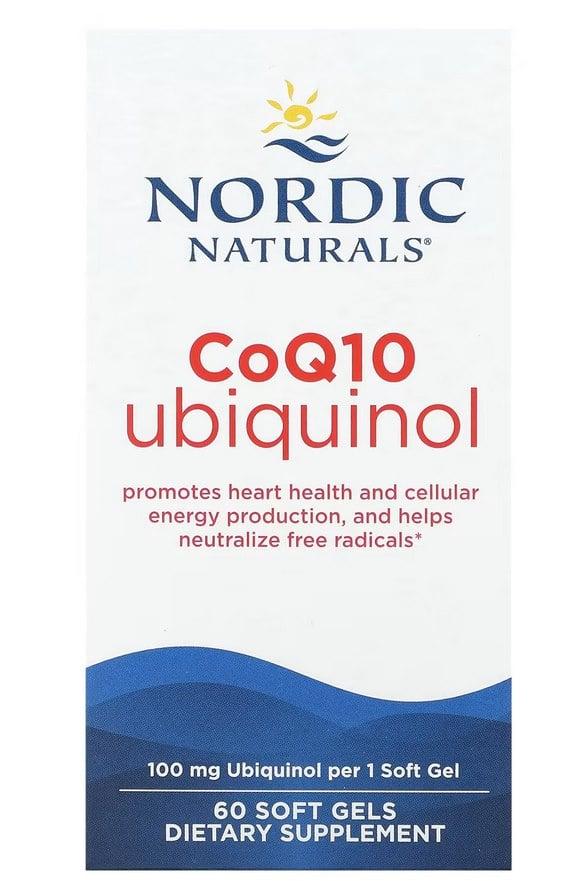 Nordic Naturals Nordic CoQ10 Ubiquinol 100 mg 60 softgels produktbillede